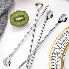 Pailles a Cocktail Classiques et Cuilleres