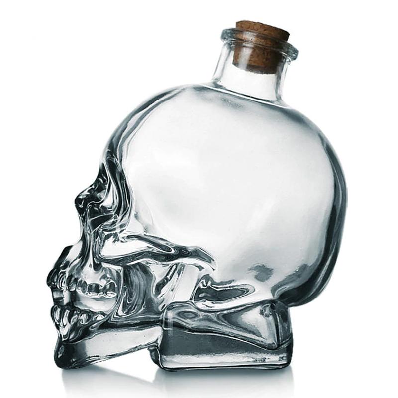 Verre à Cocktail Fiole Tête de Mort