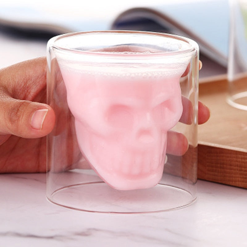 Verre à Cocktail Tete de Mort