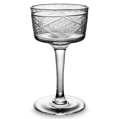 Verre a Cocktail Motif en Relief