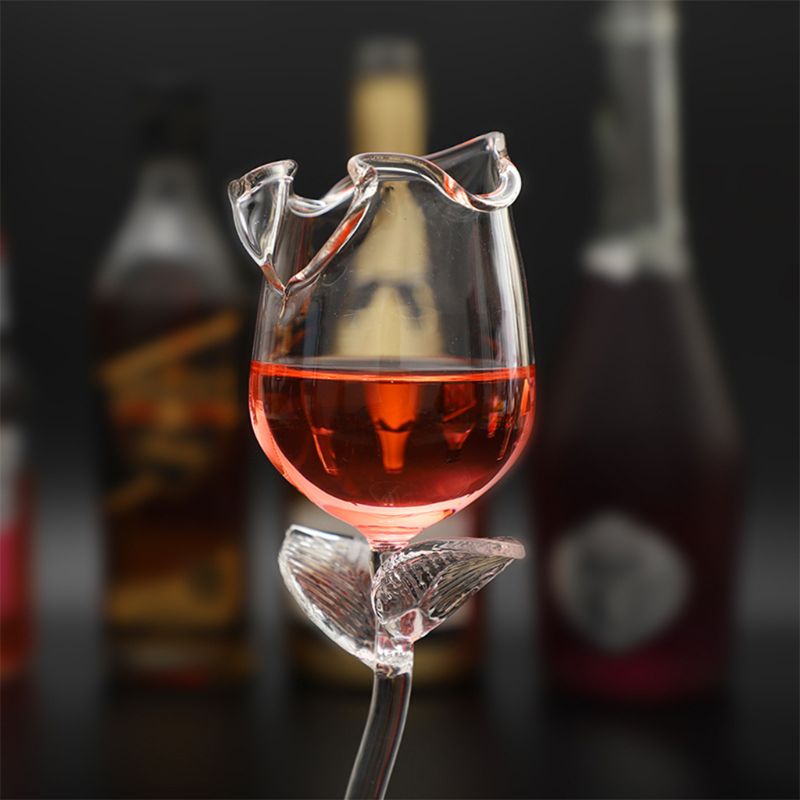Verre a Cocktail en Forme de Fleur
