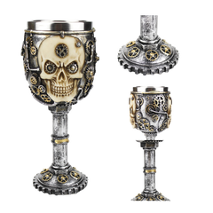 Verre a Vin Tete de Mort (Halloween)