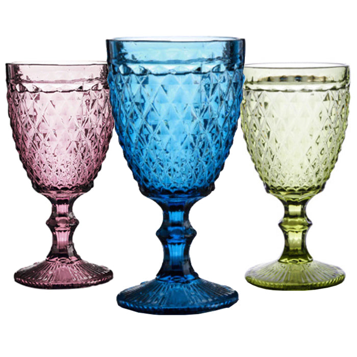 Verres à Pied de Couleur